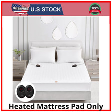 Electric Heated Mattress Pad Cal King Size 72 x 84, Bed Warmer, 9 Heat Sett...