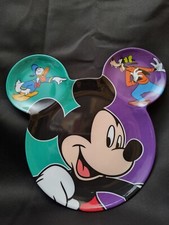 Disney Zak Designs Mickey Mouse Toddler Kids Plastic Plate Donald Goofy