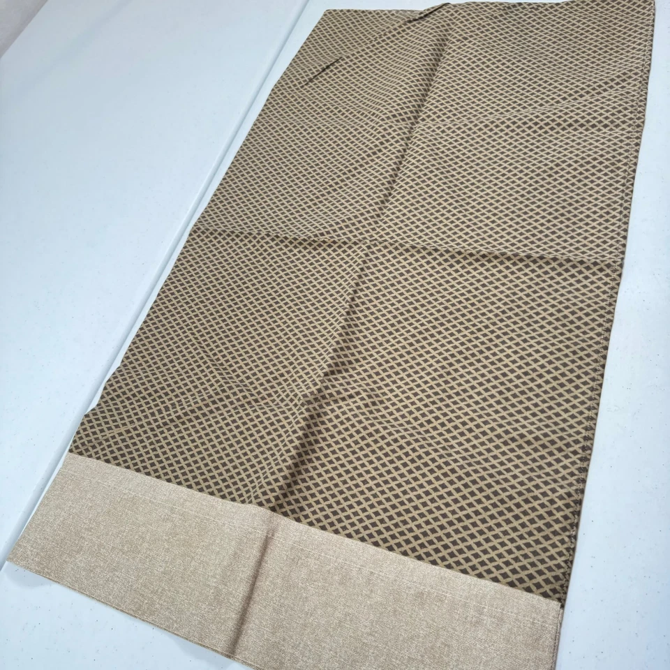 винтажный jcpenney наволочка стандартный коричневый бриллиант геометрический хлопок смесь США - Изображение 4 из 4