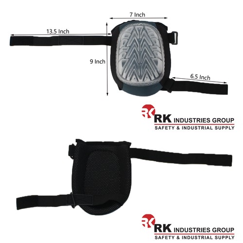 RK Safety RK-KP12 Knee Pads with Heavy Duty Foam Padding and Comfortable Gel - Picture 4 of 13