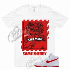 ENERGY T Shirt to Match Dunk High Picante Red White Hi Retro