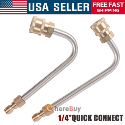 #ad 4000 PSI 90° 120° Pressure Washer Wand Extension Power Lance Gun Attachment 1 4quot; $12.87