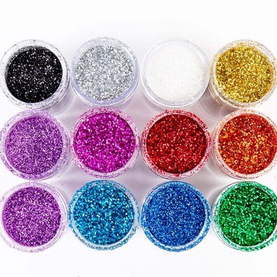 Hello Hobby Glitter Shakers, 12-Pack
