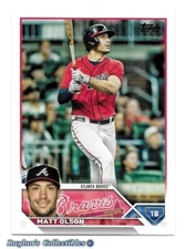 ⚾️ 2023 ~ Topps #481 ~ Matt Olson ~ Braves ~ NmMt=8 ~ QTY