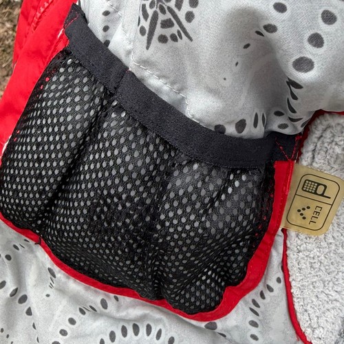 Columbia Mantel Ski Snowboard Damen Medium rot weiß gefüttert Reißverschlusstaschen Kapuze - Bild 10 von 12