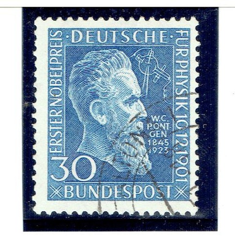 ALEMANIA 1951 Wilhelm K Roentgen FU CV $16,00