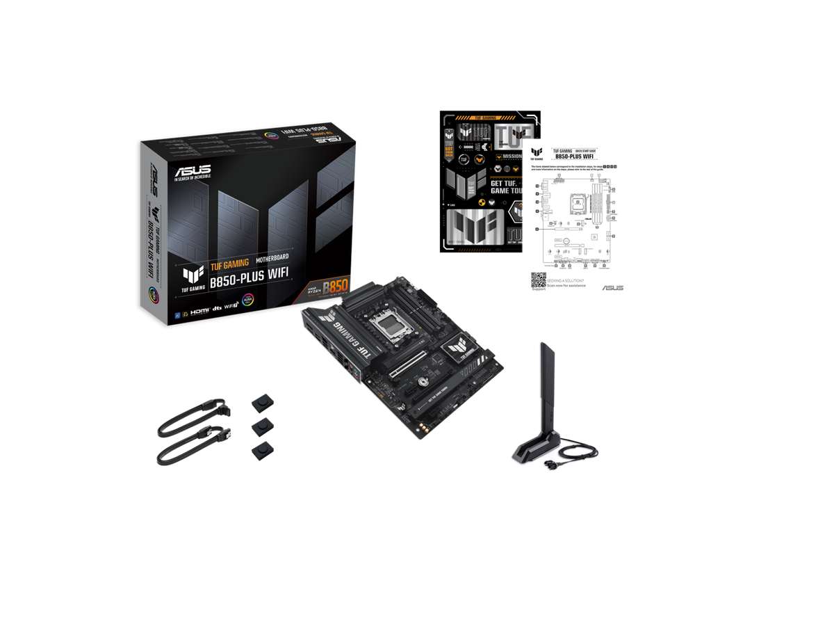 ASUS TUF GAMING B850-PLUS WIFI AMD AM5 B850 ATX motherboard, 14+2+