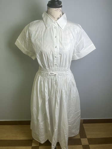 J.Crew Elena shirtdress in cotton poplin NWT Size 4 - Picture 10 of 13
