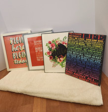 Motivational Framed Wall Art Decor