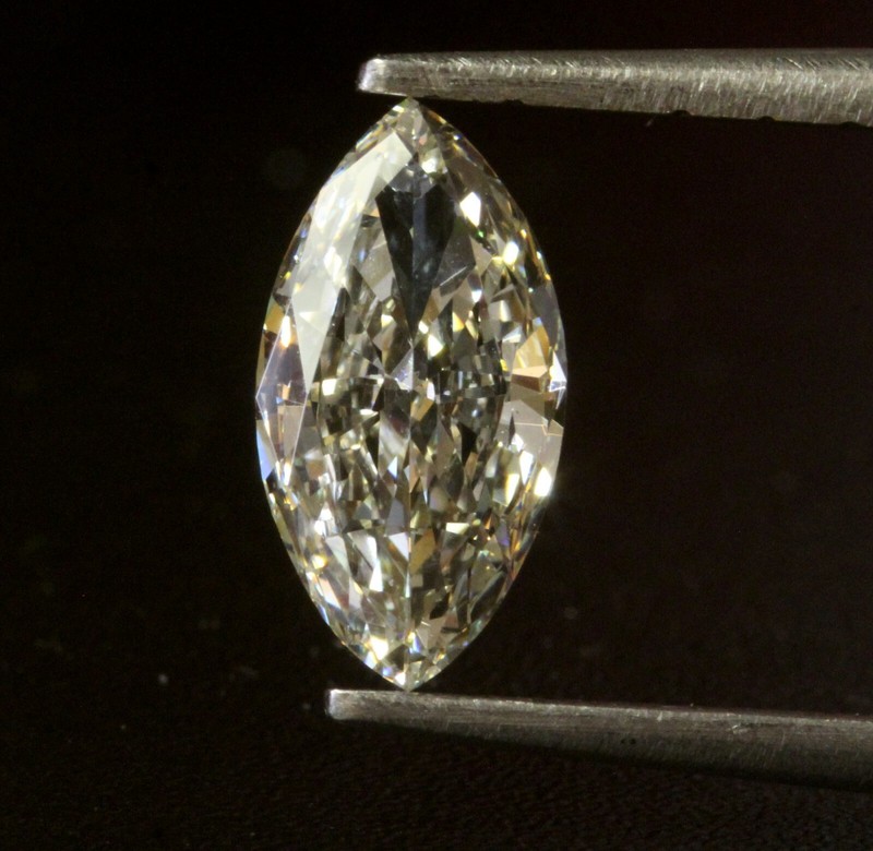 GIA loose certified 1.13ct SI1 J Marquise cut diamond estate vintage antique