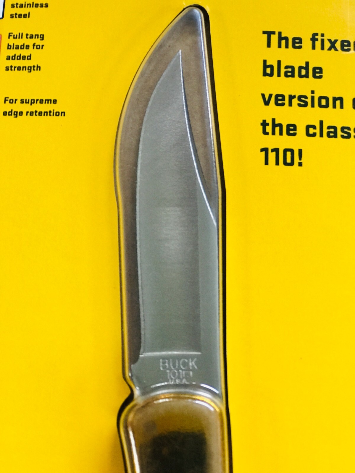 Buck 101 Knife Model Hunter Fixed Blade 110 NIB Fixed Blade 2017 eBay