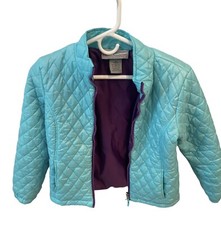 Girl  s Free Country Girl Blue and Purple Polyester Jacket Size M 10-12 