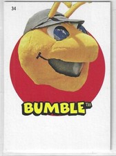 2016 Topps Heritage Minor League 1967 Sticker #34 Bumble Salt Lake Bees