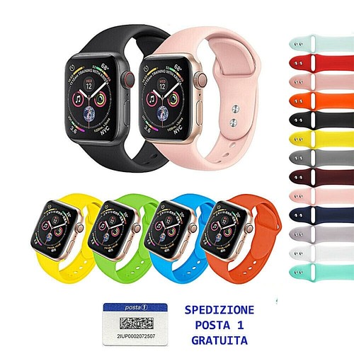 CINTURINO per Apple Watch series 5 4 3 2 1 SPORT RUN SILICONE 44 42 40 38  mm | eBay