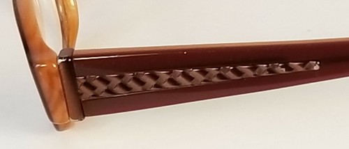 BCBG MAXAZRIA Tania Sie RX Eyeglass Frames Women’s 49□14-135 Two Tone Brown - Picture 12 of 12
