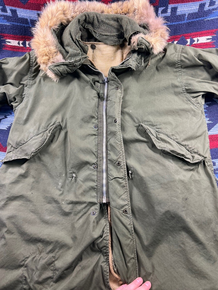 希少70s vintage USARMY M65FISH TAIL PARKA Vtg 70s M65 Fishtail Parka Jacket Coat US Army 1970 Military
