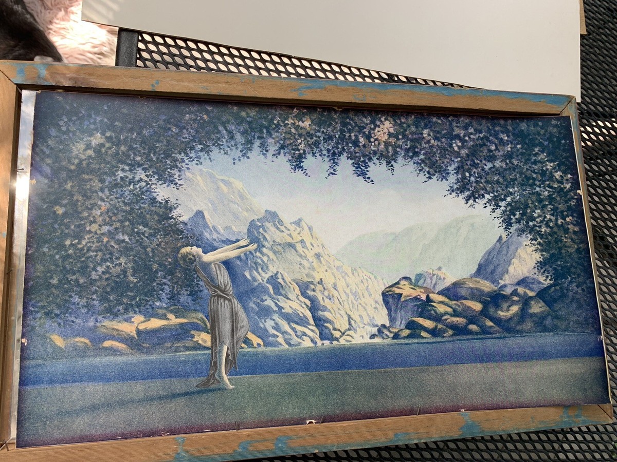 ビンテージ Robert Wood ロバートウッド 複製画 レトロ 昭和 当時物 Antique Dawn Lithograph Original Frame Robert Wood 1920 | eBay