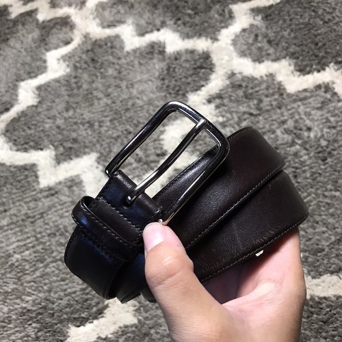COACH Dark Brown Leather Belt size 36 