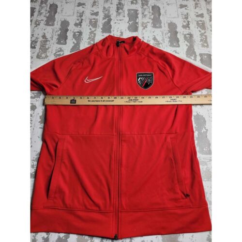3517 Nike Dri-Fit San Antonio FC Fußballjacke mit durchgehendem Reißverschluss Herren Large rot - Bild 4 von 6