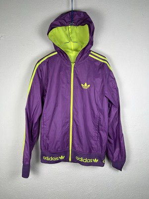 Adidas Windjacke Lila Grün Größe S Herren Men Light Jacket