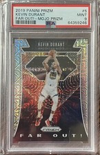 2019 Prizm Kevin Durant Far Out Mojo 25/25 Bookend #5 Suns PSA 9 Mint 💎🔥