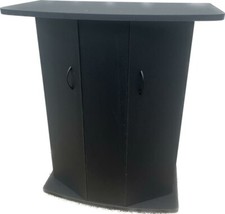 Aquarium Stand with Storage Cabinet for 10 gal Fish Tank - Black