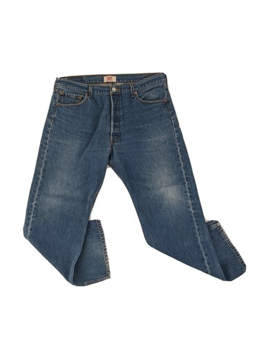Levis 501 Straight Leg Button Fly Jeans 