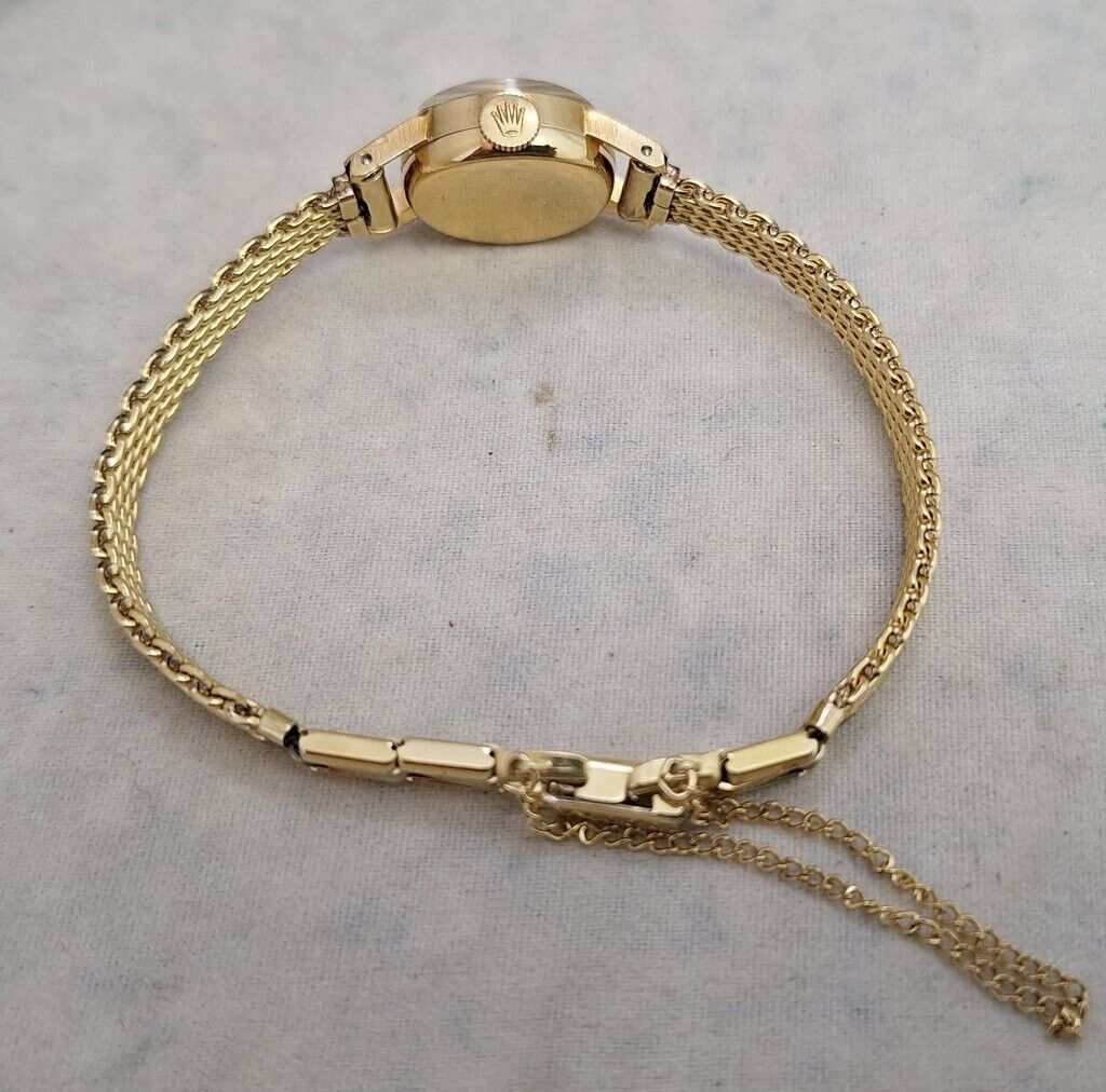 Rolex 18K SOLID Gold Ladies Dress Watch With Original Box Rolex 18K SOLID Gold Ladies Dress Watch With Original Box