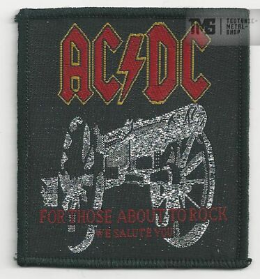   AC/DC - For Those About To Rock We Salute You gewebter Aufnäher - woven Patch