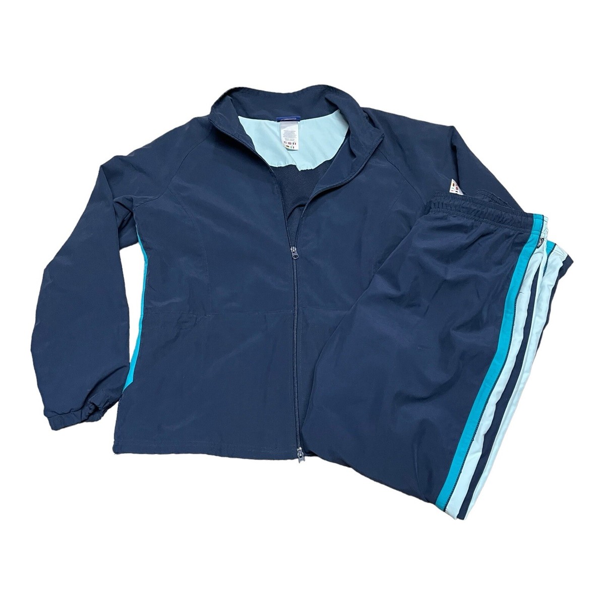 REEBOK everyone TRACK JACKET PANTSセットアップ Navy Blue Reebok Track Suit Windbreaker Jacket & Pants Set Mens L