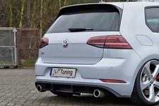 Heckansatz Diffusor ABS VW Golf 7 GTI + Performance Facelift Eintragungsfrei