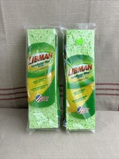 2 Libman Scrubster Mop Refills Easy Change Sn...