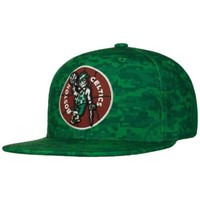 Mitchell & Ness Team Digi Celtics Cap Basecap Baseballcap Flat Brim Caps