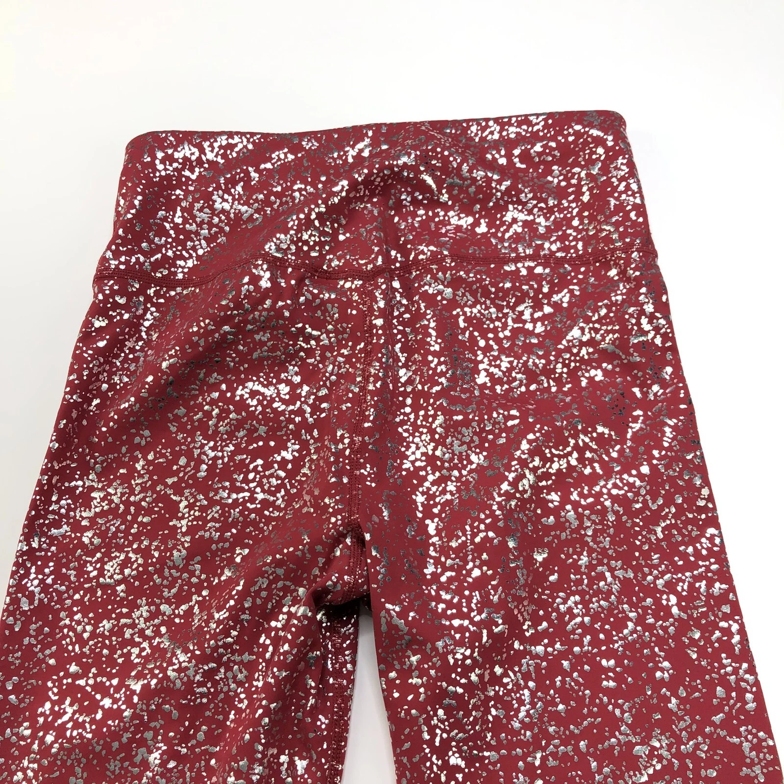 sweaty-betty goddess terrazzo scatter foil print leggings