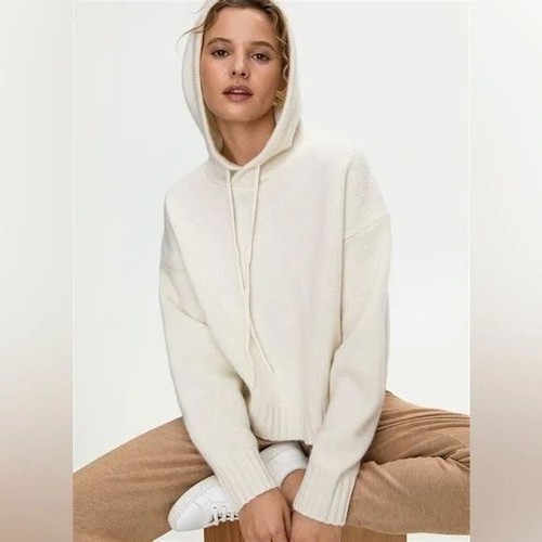 Aritzia hoodie size S The Group Babaton Morrison wool blend Oak NEW