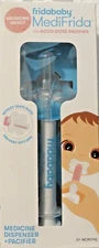 NEW Frida Baby MediFrida Accu-Dose Pacifier 1-Pack | Medicine Dispenser+Pacifier