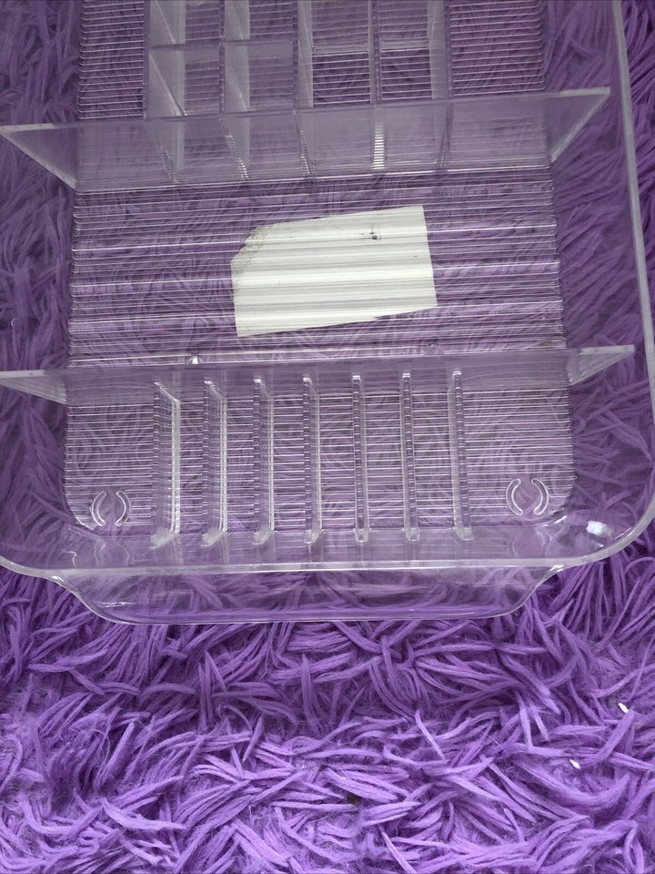 Organiser Tray For Cosmetics Clear Plastic With Lipped Handles eBay