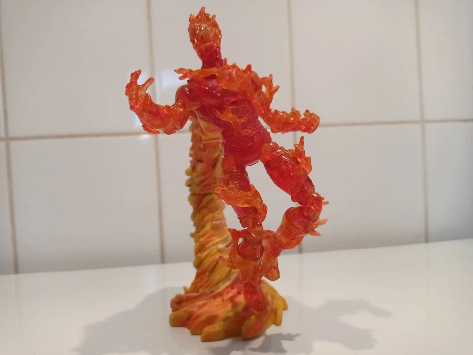 Marvel Legends Torche Humaine 4 Fantastiques Flame On 2005 Parlante - Photo 1/4