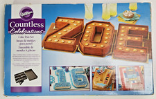 Wilton Countless Celebrations Cake Pan Numbers Letters Set New