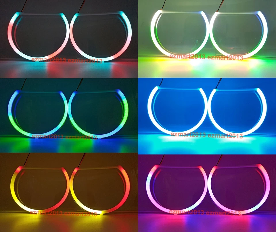 4pcs Dream color Flow series RGB for Ford Mustang projector 10-14 Flash Flow DRL - Image 4 of 4