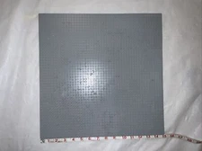 LEGO 48 dot X 48 Stud Light Gray Base Plate 15" X 15" Square Baseplate