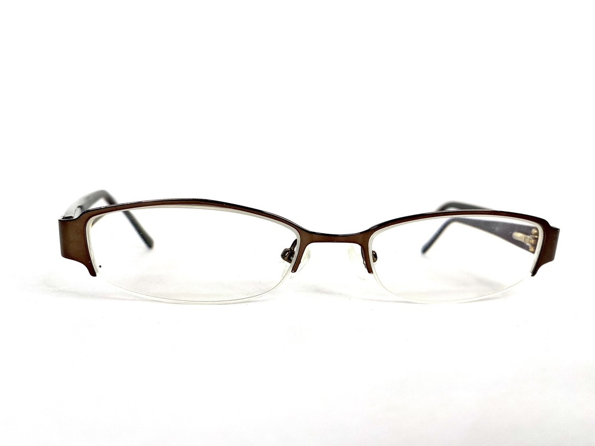 Kate Spade Brown Metal Half Rim Oval Glasses W Brown  display picture 1