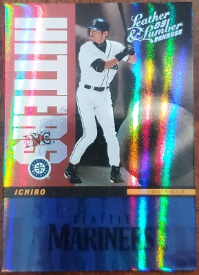 MLB イチロー 2005 カード 2005 DONRUSS LEATHER & LUMBER ICHIRO HITTERS INC SILVER SP