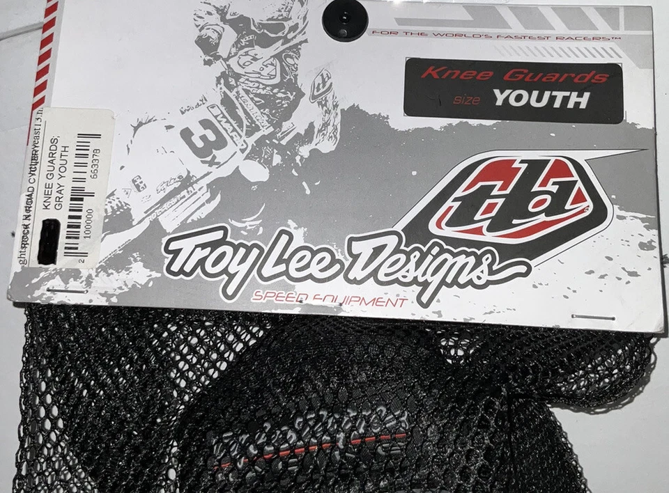 Espinilleras Troy Lee Designs rodilleras jóvenes niños MTB BMX MX DH equipo de protección Foto 3 de 4