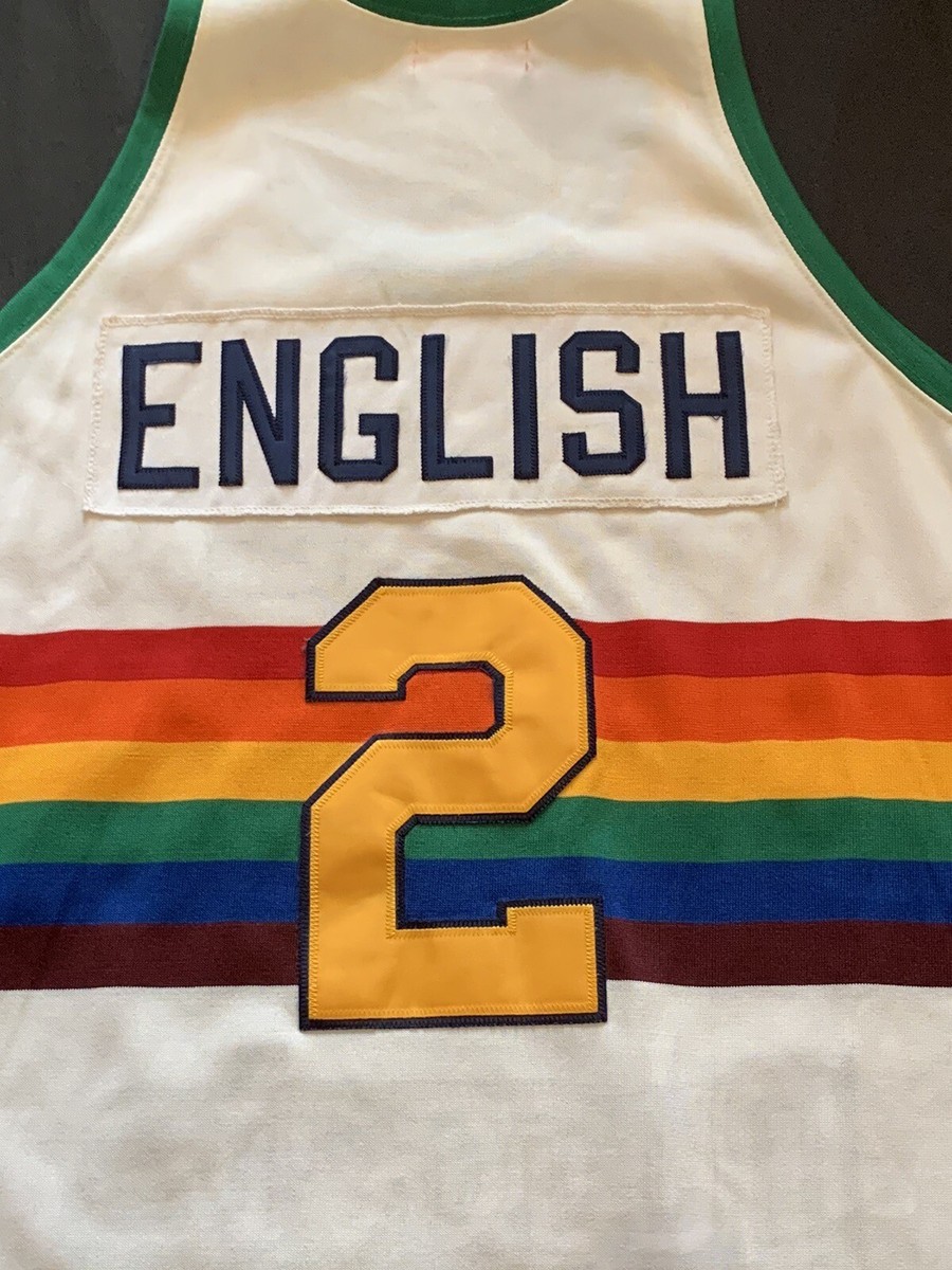 Rare NBA Basketball Jersey Denver Nuggets ( Alex English ) 3X | eBay