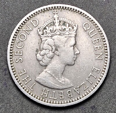 10 Cents - Elizabeth II Malaya and British Borneo (British Malaysia) 1960
