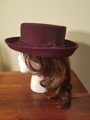 Vintage Bollman Hat Co. 100% Wool Felt Women display picture 2