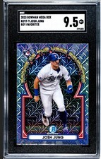 2023 Bowman Mega Box ROY Favorites Josh Jung ROYF-9 SGC 10 