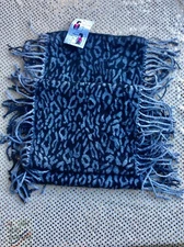 Womens Black / Grey Infinity Scarf One Size 