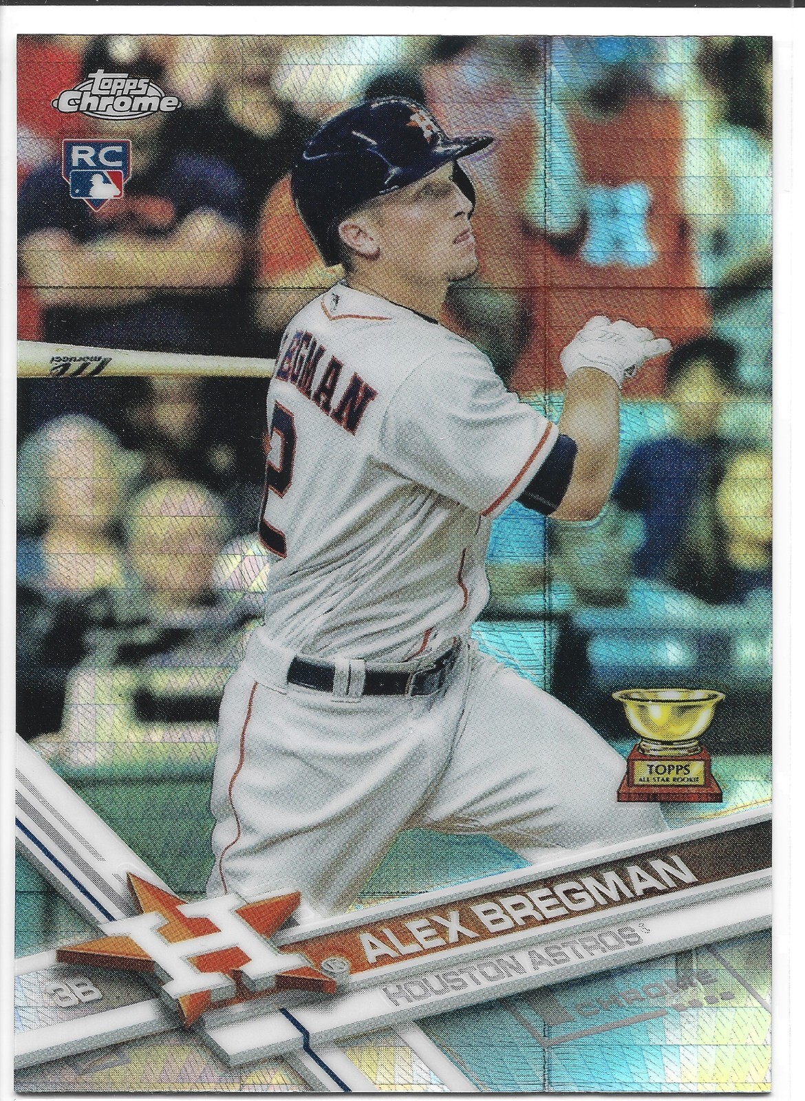 2017 Topps Chrome - Alex Bregman #9 Prism Refractor Rookie